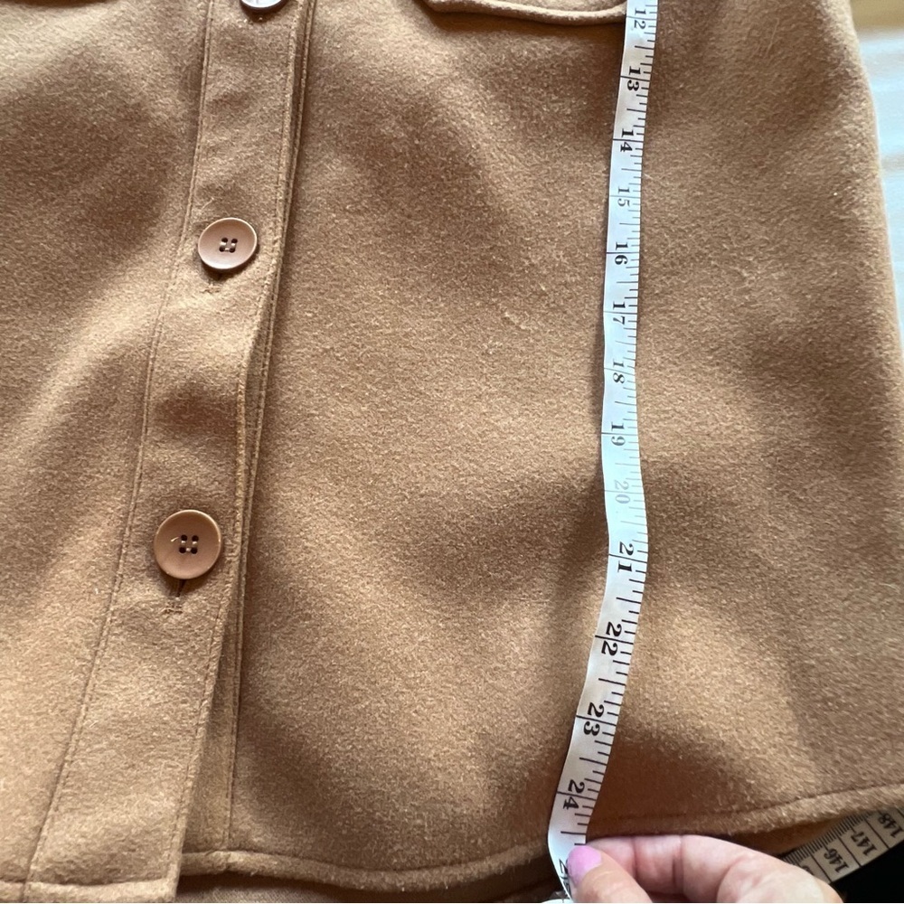 Avec les filles boyfriend shacket cognac size XS - Picture 8 of 8
